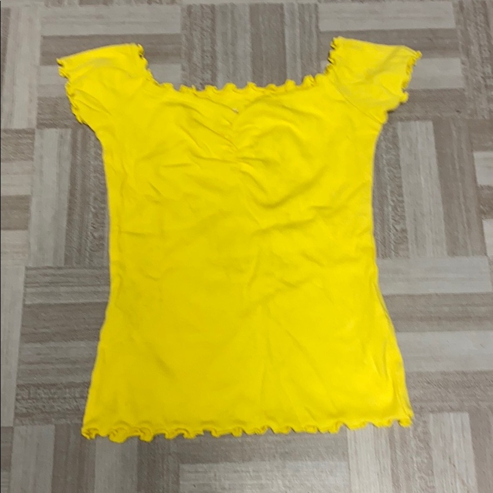 Aeropostale off the shoulder crop top